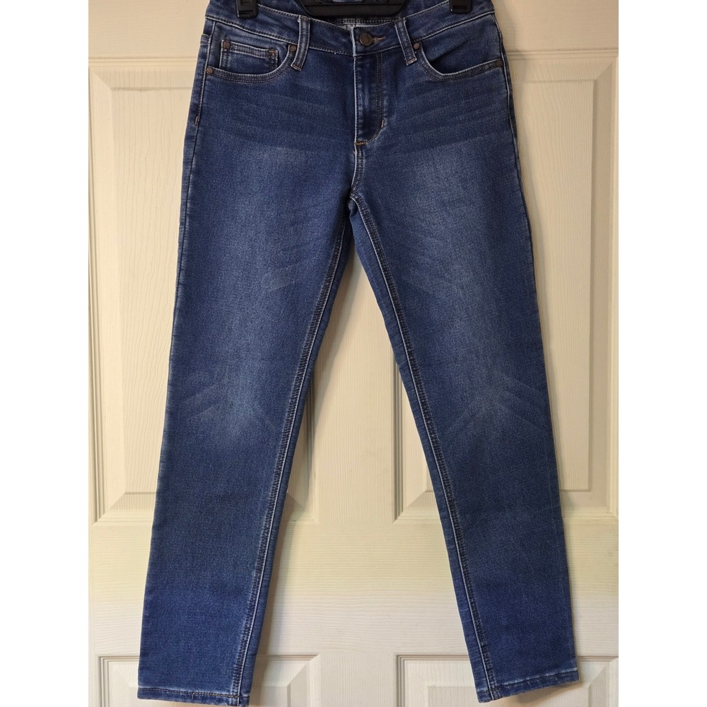 Joe's Jeans Girls Size 12 Medium Wash Slim Denim Pants Adjustable Waist